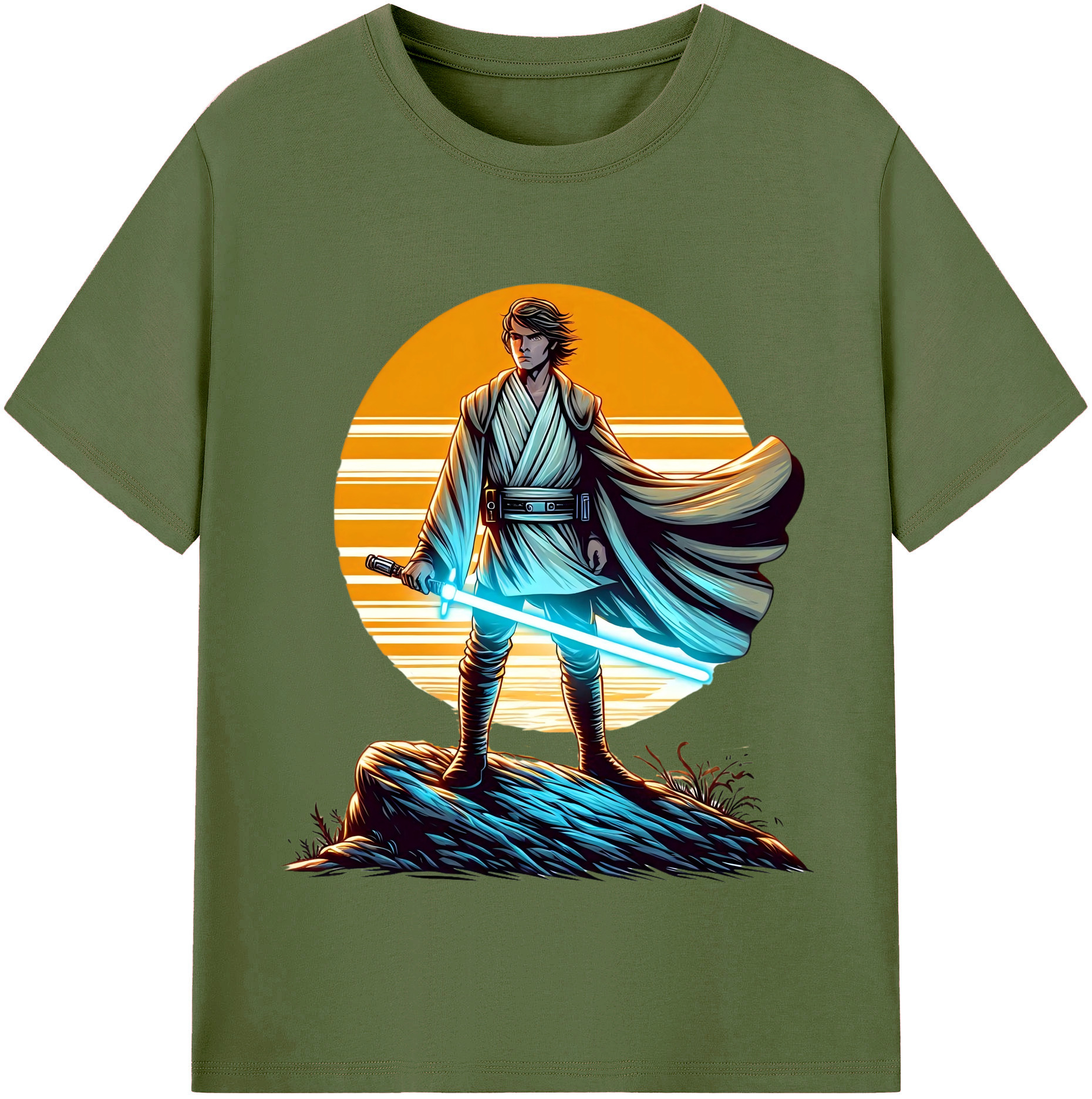 （画像用） スター・ウォーズ Star Wars 綿100％半袖Tシャツ（フロントプリント）